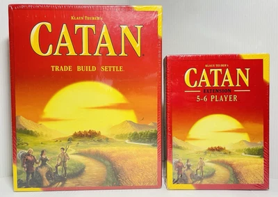 Catan Trade Build Settle Game Klaus Teuber’s & Catan Extension 5-6 Players NEW. - Image 1 of 4