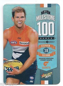 2014 Champions AFL Milestone Game (MG43) Stephen GILHAM Greater Western Sydney - Picture 1 of 1