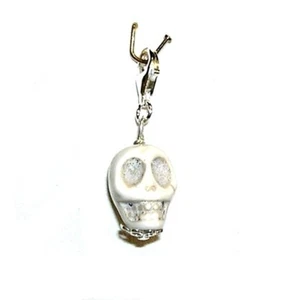 COLGANTE CHARM CALAVERA HOWLITA Blanca y PLATA DE LEY 925 Estuche incluido - Imagen 1 de 3