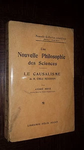 LE CAUSALISME DE M. EMILE MEYERSON - A. Metz (envoi) 1928 - Philosophie Sciences - Picture 1 of 1