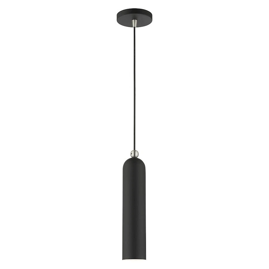 Livex Lighting 46751-04 Ardmore - 1 Light Pendant Black Finish With Hand Welded