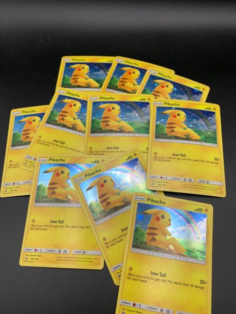 Pikachu - 28/73 - Holo Promo Rare Shining Legends Set - Pokemon Card - LP