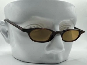 Vintage Y2K Sunglasses | Mini Frame Style | Brown Plastic Frame | Brown Sun Lens - Picture 1 of 10