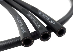 10mm 3/8" 2 METRE PETROL FUEL INJECTION RUBBER HOSE PIPE LINE OIL SAEJ30 R6 - Picture 1 of 10