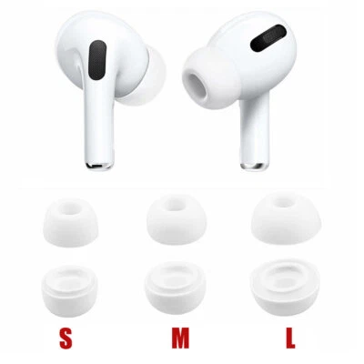 1Pair S/M/L For Apple Airpods Pro Ear Tips Replacement Cover Earplug Accessories - Image 1 of 4