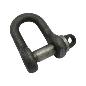 9.5 Ton Self Colour Large Dee Shackle With Screw Pin - 9500KG D High Tensile - Picture 1 of 8
