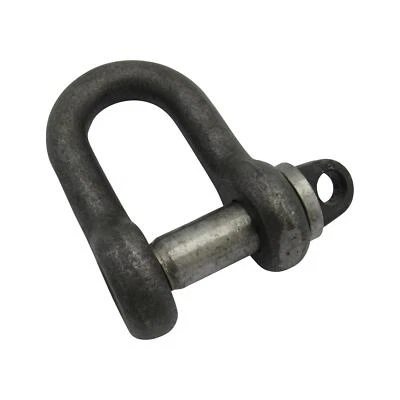 9.5 Ton Self Colour Large Dee Shackle With Screw Pin - 9500KG D High Tensile - Image 1 of 4