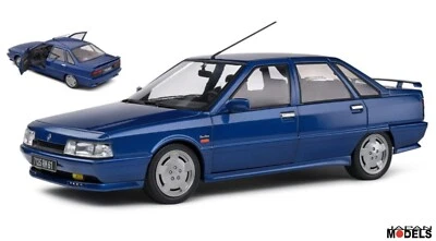 RENAULT 21 TURBO MK1 BLEU NUIT 1988 Solido Die Cast 1/18 S1807706 - Immagine 1 di 4