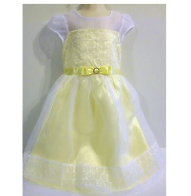 Jona Michelle Girl's Easter Party Dress Size 6 Yellow - Image 1 of 4
