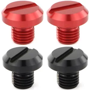 Mirror Hole Blanking Plugs Fit For Ducati Diavel 2011-2019 XDiavel 16-19 Black - Picture 1 of 12