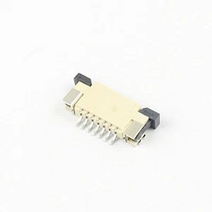 10 pezzi FPC FFC 1 mm passo 1,0 mm connettore tipo cassetto 7 pin contatto superiore #A6-39 - Foto 1 di 4