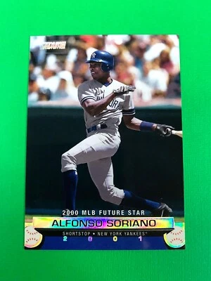 2001 Topps Stadium Club "Future Star" #182 Alfonso Soriano (RC) Baseball Card - Image 1 of 2