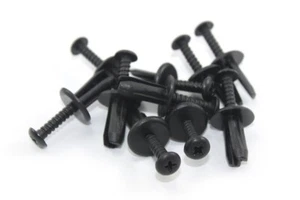 10x Plastic Screw Rivet Scrivet m8 8mm Car Bike Trim Liner Bumper Panel Interior - Imagen 1 de 6