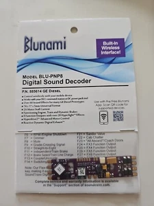 SoundTraxx 885614 | BLU-PNP8 Blunami GE Diesel Sound Decoder | HO Scale - Picture 1 of 2