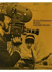 Bolex Prospekt BOLEX H16 EBM ELECTRIC 16mm Filmkamera Broschüre (Y2348 - Bild 1 von 1