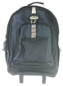 New RICARDO Dark Blue/Black Wheels/Up-Handle Backpack Size W 13"/H 19"/D 7" - Picture 1 of 6
