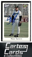 Shane Spencer 1996 Best Norwich Navigators #25 TTM/IP Signed Autographed