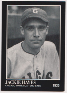 1991 Conlon Collection #71 Jackie Hayes Chicago White Sox