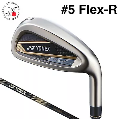 YONEX Golf 2023 Royal EZONE Iron Club #5 Loft 21 RX-06RE Graphite Shaft Flex R - Image 1 of 4