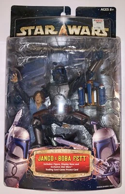 Hasbro 2002 Star Wars Unleashed Jango & Boba Fett sellado nuevo en paquete Foto 1 de 2