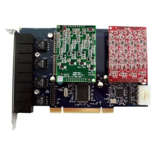 Asterisk card TDM800P 8 Port FXS FXO Card Issabel Freepbx Dahdi Cards Free PBX - Picture 1 of 8