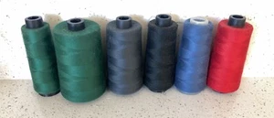 Venus V-Spun Polyester Sewing Thread Mix Used 6 Color Spools Great For Quilting - Picture 1 of 10