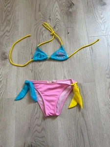 Love Therapy Girls Two Piece Colorful Swimwear Bikini Set Sz. 6 - Picture 1 of 4
