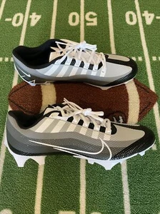 Nike Vapor Edge Speed 360 Football Cleats Black/Gray DQ5110-001 Men's Size 12.5 - Picture 1 of 12