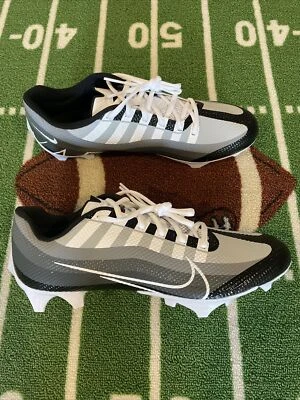 Nike Vapor Edge Speed 360 Football Cleats Black/Gray DQ5110-001 Men's Size 12.5 - Image 1 of 4