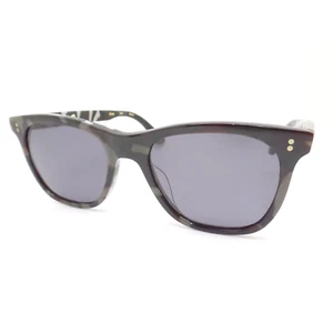 Toms Fitzpatrick Black Havana Grey 52mm Sunglasses New Authentic - Picture 1 of 3