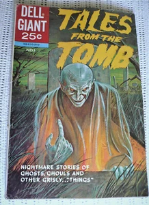 TALES FROM THE TOMB #1 - 1962 - DELL - RARE BACK COVER VARIANT - Picture 1 of 9