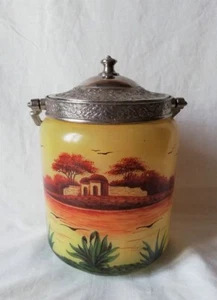 Seau à biscuit signé - Picture 1 of 9