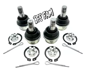 BFE (4) 4130 Chromoly Upper Lower Ball Joints Joint Yamaha Rhino 450 660 700 - Picture 1 of 3