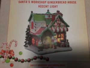 Knackerfass Weihnachtswerkstatt Lebkuchenhaus beleuchtet Neu - Bild 1 von 2