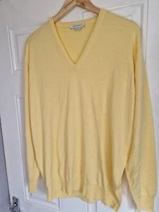 John Smedley Pullover mit V-Ausschnitt aus Merinowolle, Herren XL - Bild 1 von 7