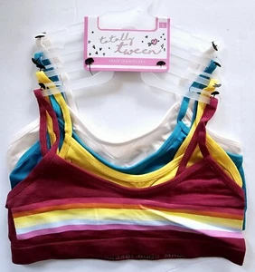 Totally Tween Girl S , 4 Pack Girls Seamless Bra NWT, Girls Training Bra, - Picture 1 of 9