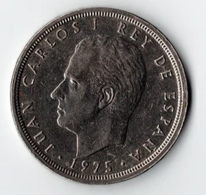 1975 (80) Spain 50 PTAs Coin Pesetas Juan Carlos ! Rey de Espana 1980 - Picture 1 of 2