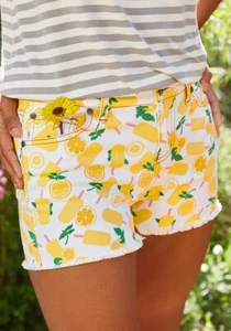 GIRLS MATILDA JANE Brilliant daydream On The Sunny Side Shorts SIZE 14 NWT - Picture 1 of 3