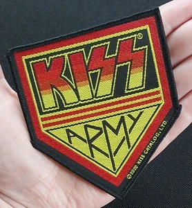 LICENSED ~ KISS ~ ARMY ~ Classic Hard Rock Metal Band Music Battle Jacket Patch - Picture 1 of 6