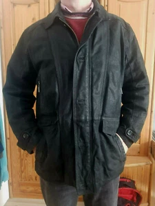 +++ Echtes Leder, Lederjacke MW CASUAL GR 56/58, schwarz +++ - Bild 1 von 11