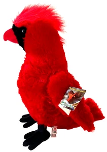 Extra Large Red Cardinal Bird Plush Toy 18 inch tall New w/tag Super Soft - Picture 1 of 5