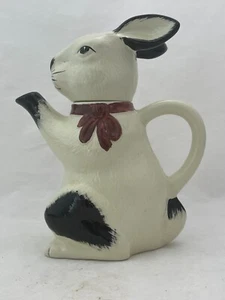 VTG Wood Potters of Burslem Staffordshire England Bunny Rabbit Creamer Pitcher - Picture 1 of 9