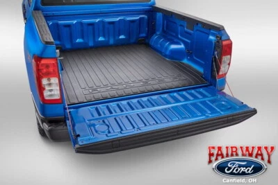 24 thru 26 Ranger OEM Ford Heavy Duty Rubber Bed Mat with Logo 5 Foot Crew Cab - Image 1 of 4