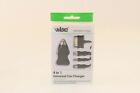 Vibe 35157 4 in 1 Universal Charger Kit charge iPhone SamSung Blackberry Nokia -