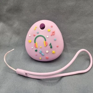 Tamagotchi Pix Virtual Pet Silicone Cover and Lanyard Lilac Music Theme New - Picture 1 of 2