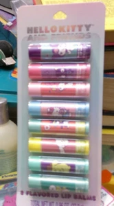 Hello Kitty and Friends 8 Flavored Lip Balms BRAND NEW SANRIO MY MELODY KEROPPI - Picture 1 of 1