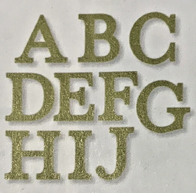 Lote de troqueles de estampación Big Shot ALFABETO TIPO y NÚMEROS Sizzix Foto 1 de 4