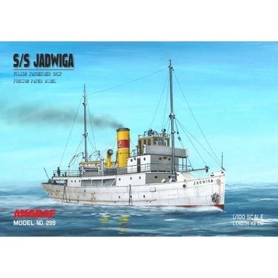 Kartonmodell S/S Jadwiga – Polnisches Ausflugsschiff der Zwischenkriegszeit 1... - Bild 1 von 4