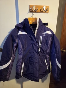 SNOZU Women Small Platinum Collection Jacket Ski Snowboard White/purple - Picture 1 of 3