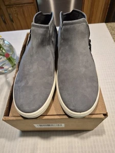 ECCO Soft 11-11.5 Leather Zip Bootie Shoes. Ankle Boots, Bootie. NIB. - Picture 1 of 7